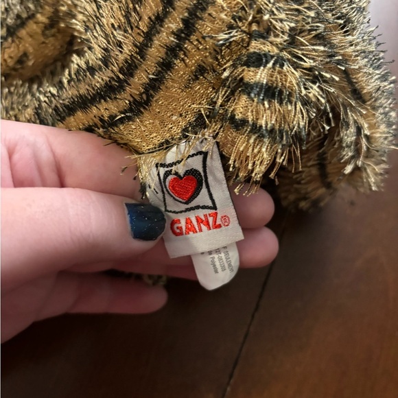 GANZ Furry Tiger Striped Plush Toy - Picture 7 of 7